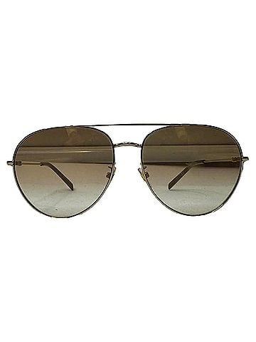 Givenchy Givenchy Aviator Sunglasses in Brown Metal (view 1)