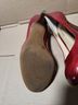 Gianni Bini 100% Leather Red Heels Size 8 - photo 6