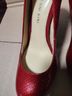 Gianni Bini 100% Leather Red Heels Size 8 - photo 4