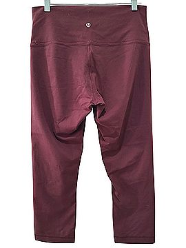 Lululemon Athletica Wunder Under Luon Crop Leggings (view 2)