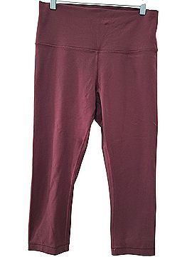 Lululemon Athletica Wunder Under Luon Crop Leggings (view 1)