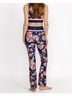 Johnny Was Floral Multi Color Blue Active Pants Size M - photo 3