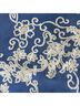Glamour Floral Blue White Cocktail Dress Size 12 - photo 5