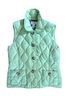 Talbots 64% Nylon 36% Polyester 100% Polyester 90% Dri-release 10% Felt Green Vest Size M - photo 1