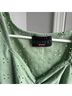 Discreet Green Short Sleeve Blouse Size M - photo 3