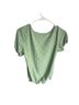 Discreet Green Short Sleeve Blouse Size M - photo 2