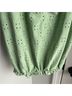 Discreet Green Short Sleeve Blouse Size M - photo 5