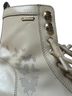 Velez 100% Leather Floral White Boots Size EU 38 - photo 2