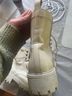 Velez 100% Leather Floral White Boots Size EU 38 - photo 6