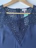 Pixley Solid Blue Tank Top Size XL - photo 6