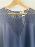 Pixley Solid Blue Tank Top Size XL - photo 4