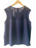Pixley Solid Blue Tank Top Size XL - photo 2