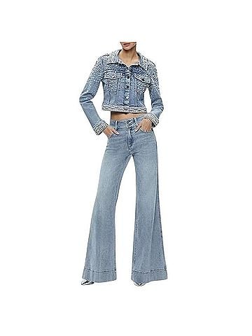 Alice + Olivia Nelson Denim Jacket (view 2)