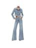 Alice + Olivia Blue Denim Jacket Size S - photo 2