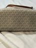 Michael Kors 100% Leather Print Brown Ivory Shoulder Bag One size - photo 8