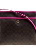 Coach 100% Leather Solid Brown Pink Shoulder Bag One size - photo 2