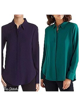 Theory Sunaya HP Blouse (view 1)