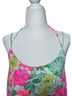 Nymphe 100% Polyester Floral Pink Green Yellow Sleeveless Turtleneck Size M - photo 8