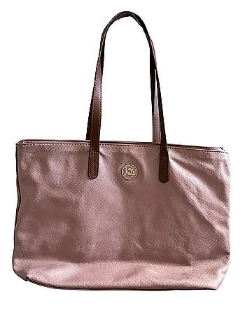 Joy Mangano Leather Tote (view 1)