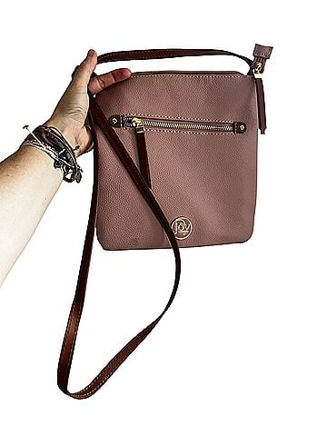 Joy Mangano Leather Crossbody Bag (view 1)