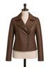 Levi's Brown Faux Leather Jacket Size XS - photo 1