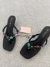 Olivia K Black Heels Size 7 1/2 - photo 11