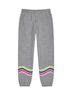 Aqua Color Block Gray Active Pants Size M - photo 1