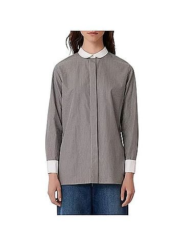Maje Long Sleeve Button-Down Shirt (view 1)