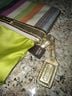 Coach 100% Canvas Gold White Green Wristlet One size - photo 5