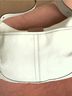 Coach 100% Leather Solid White Brown Shoulder Bag One size - photo 7