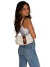 Coach 100% Leather Solid White Brown Shoulder Bag One size - photo 2