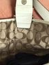 Coach 100% Leather Solid White Brown Shoulder Bag One size - photo 8
