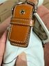 Coach 100% Leather Solid White Brown Shoulder Bag One size - photo 5