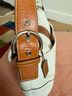 Coach 100% Leather Solid White Brown Shoulder Bag One size - photo 3