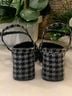 Reformation Checkered-gingham Black Gray Heels Size 8 1/2 - photo 5