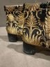 Tory Burch Floral Black Gold Ankle Boots Size 8 - photo 5