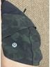 Lululemon Athletica Camo Black Green Athletic Shorts Size 2 - photo 3