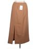 Doncaster Collection 100% Wool Solid Tan Doncaster Collection Wool Skirt Size 16 - photo 2