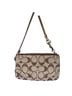 Coach Print Brown Leather Wristlet One size - photo 2