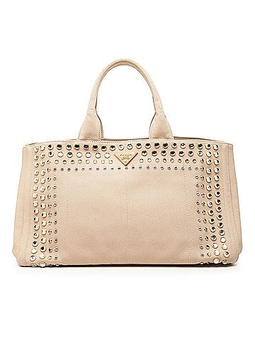 Prada Large Canvas Canapa Bijoux Satchel (view 1)
