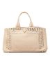Prada 100% Canvas Brown Large Canvas Canapa Bijoux Satchel One size - photo 1