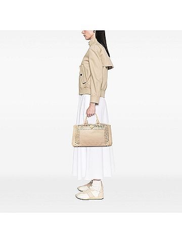 Prada Large Canvas Canapa Bijoux Satchel (view 2)