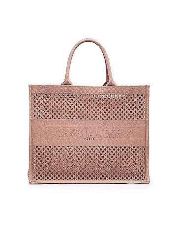 Dior Large Embroidered Mesh Book Tote (view 1)