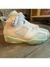 Nike White Green Sneakers Size 10 1/2 - photo 3