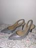 Michael Kors 100% Leather Silver Heels Size 9 - photo 3