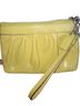 Coach 100% Patent Leather Yellow Wristlet One size - photo 2