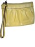 Coach 100% Patent Leather Yellow Wristlet One size - photo 1