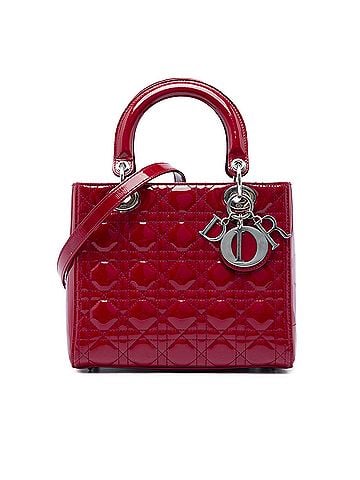 Dior Medium Patent Cannage Lady Dior (view 1)