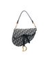 Dior 100% Canvas Blue Oblique Canvas Saddle Bag One size - photo 1
