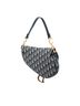 Dior 100% Canvas Blue Oblique Canvas Saddle Bag One size - photo 3